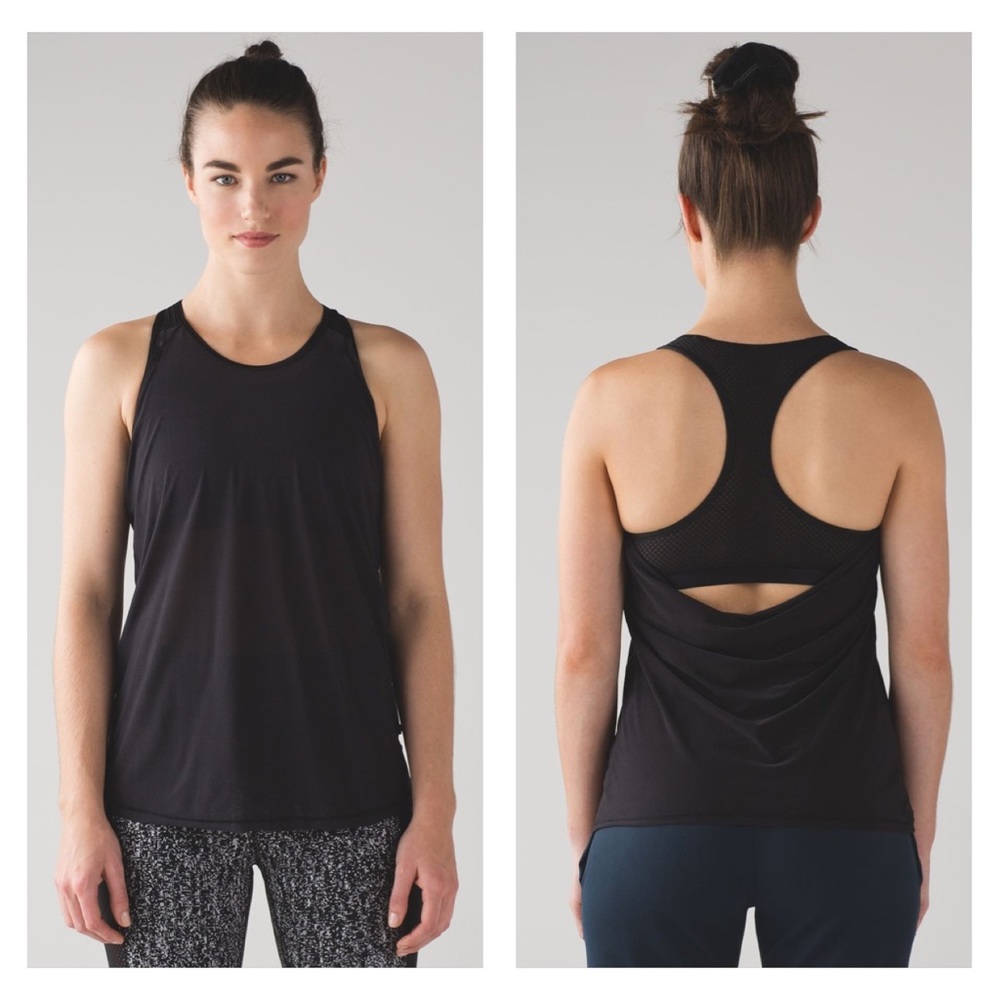 Like-New LULULEMON Black “Fit Physique” Tank